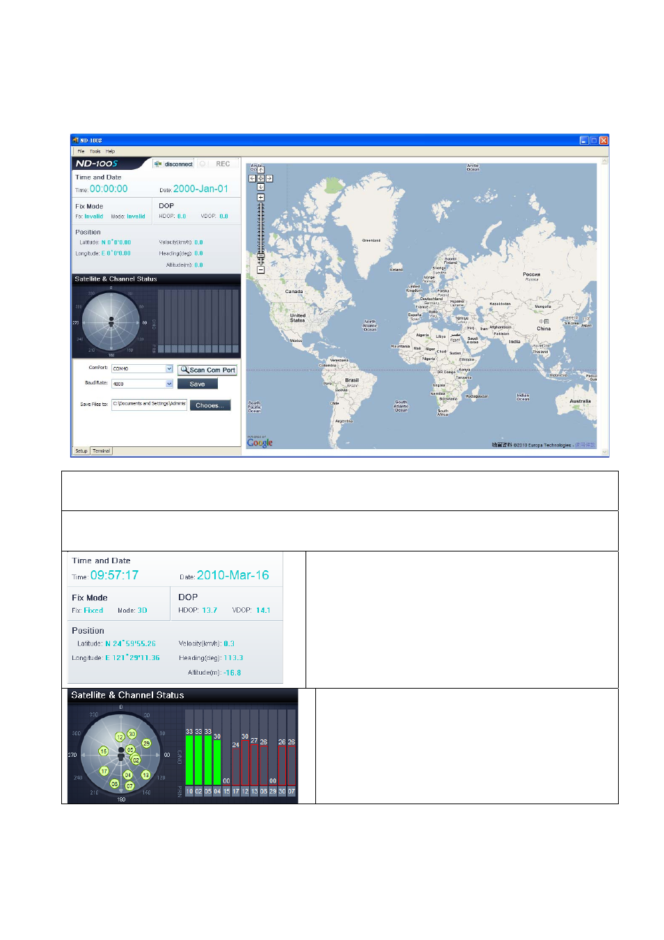 USGlobalsat ND-100S User Manual | Page 7 / 16