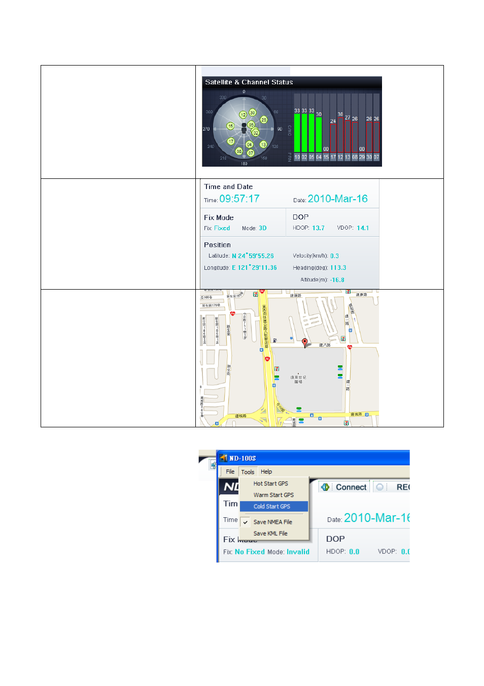 USGlobalsat ND-100S User Manual | Page 9 / 16