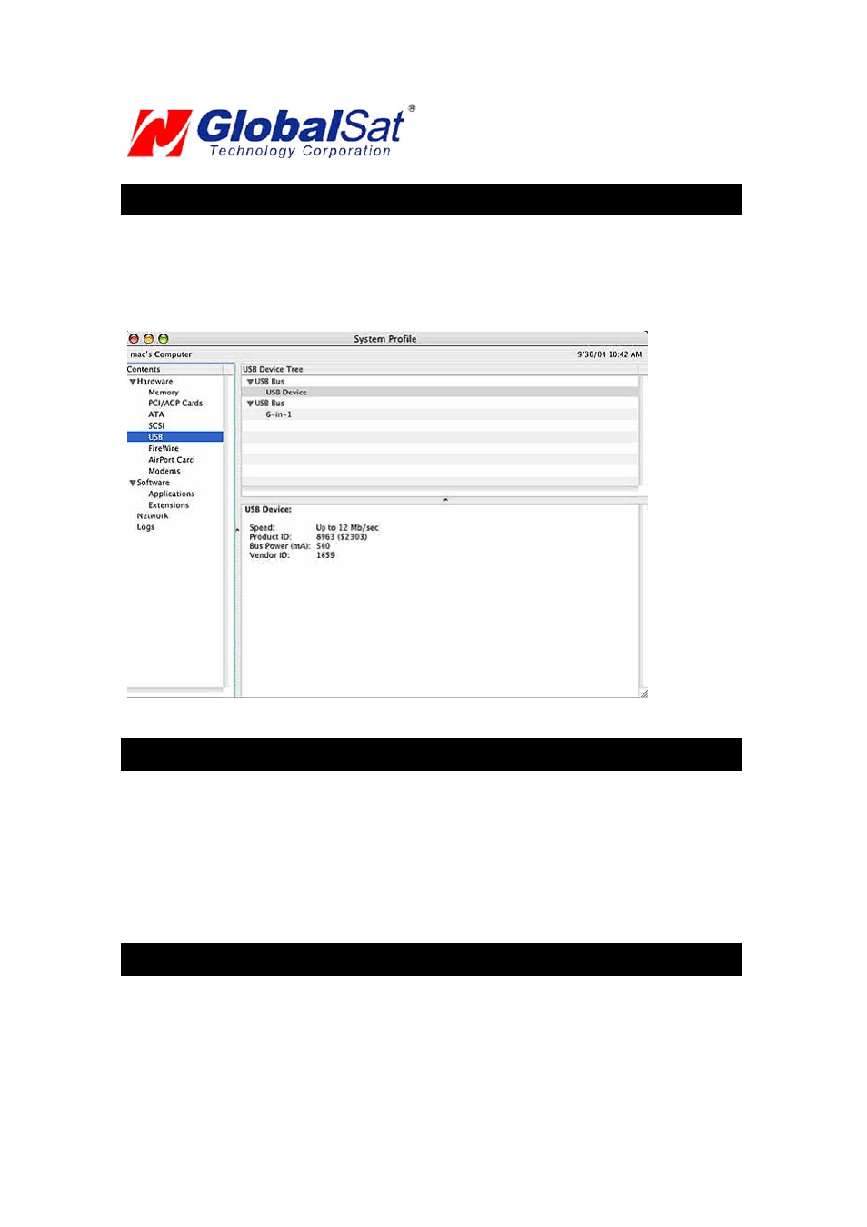 USGlobalsat BU-353-S4 V1.0 (Mac) User Manual | Page 7 / 15