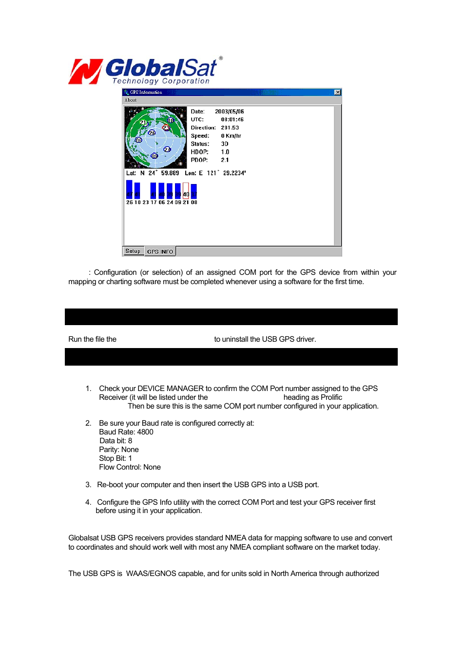 USGlobalsat BR-355-S4 User Manual | Page 8 / 15