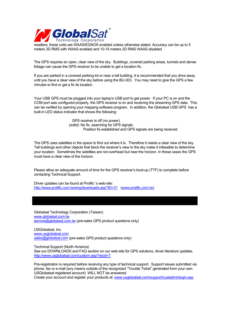 USGlobalsat BR-355-S4 User Manual | Page 9 / 15