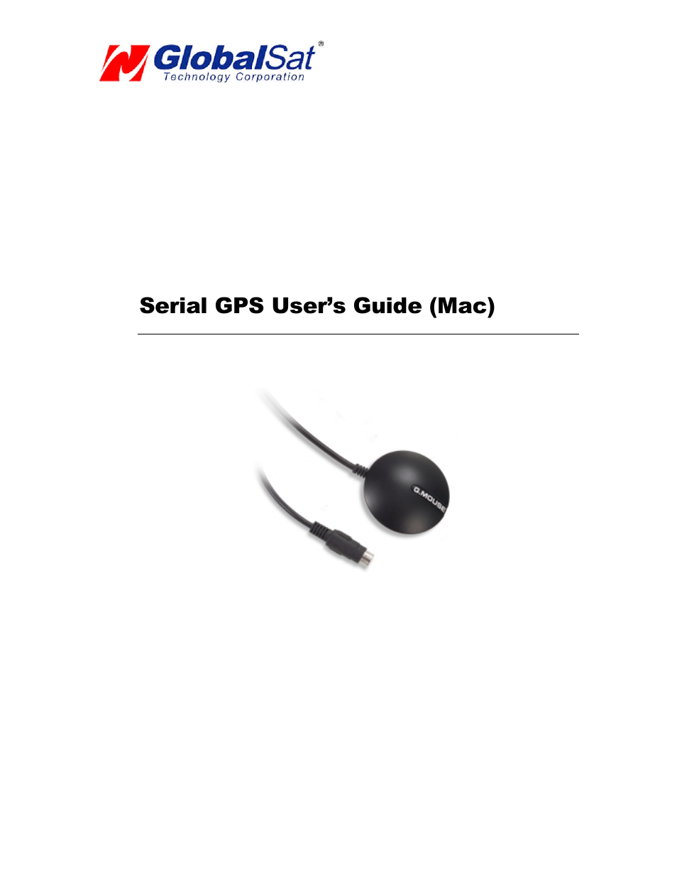 USGlobalsat BR-355 (Mac) User Manual | 15 pages