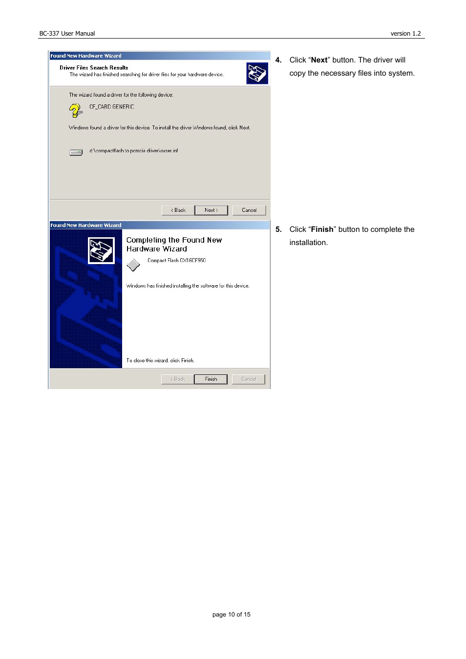 USGlobalsat BC-337 User Manual | Page 10 / 15