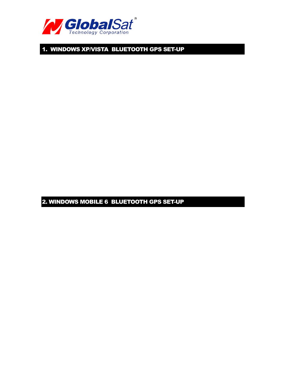 USGlobalsat Bluetooth GPS Set-Up Guide For GPS Receivers User Manual | Page 2 / 7