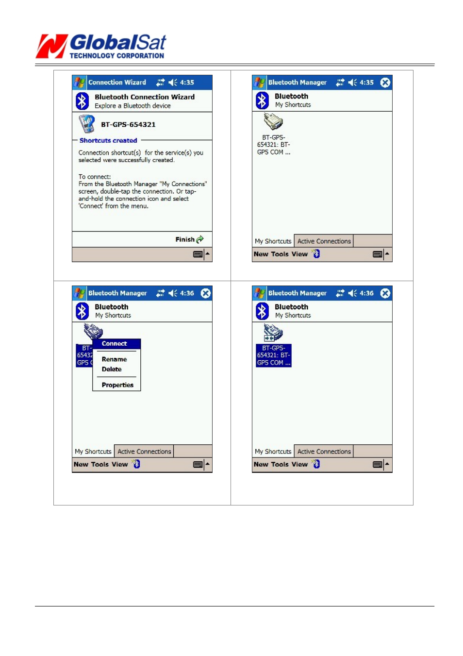 Bt-386i | USGlobalsat BT-368i User Manual User Manual | Page 12 / 15