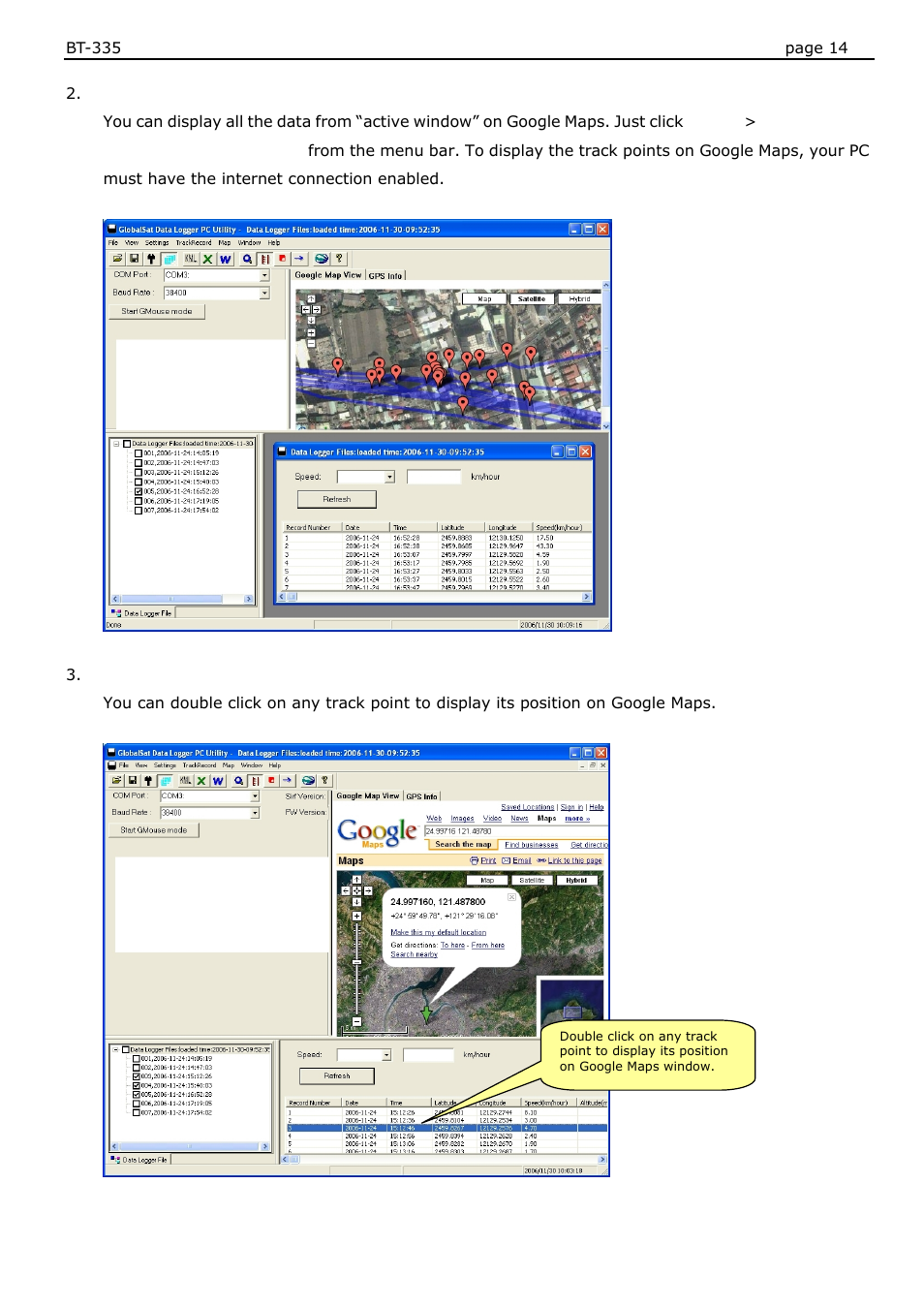 USGlobalsat BT-335 User Manual User Manual | Page 14 / 20