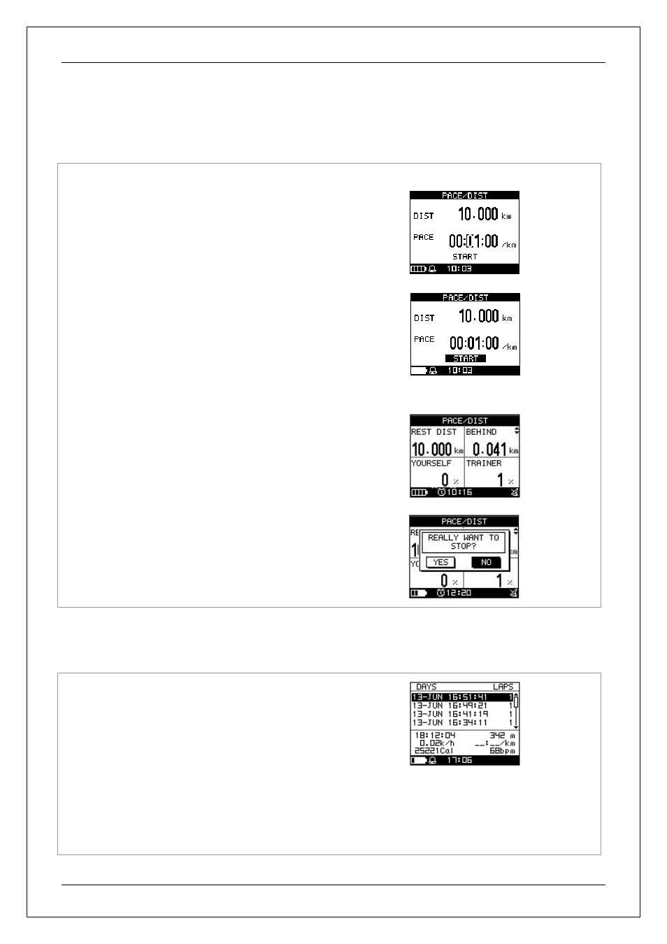 4 pace / dist, 5 yourself | USGlobalsat GH-625XT User Manual User Manual | Page 29 / 47