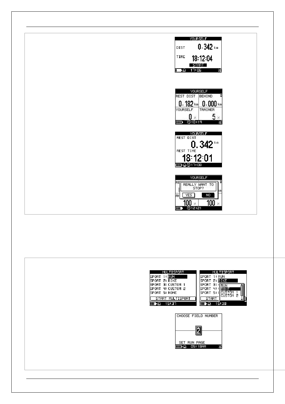 2 multisport | USGlobalsat GH-625XT User Manual User Manual | Page 30 / 47