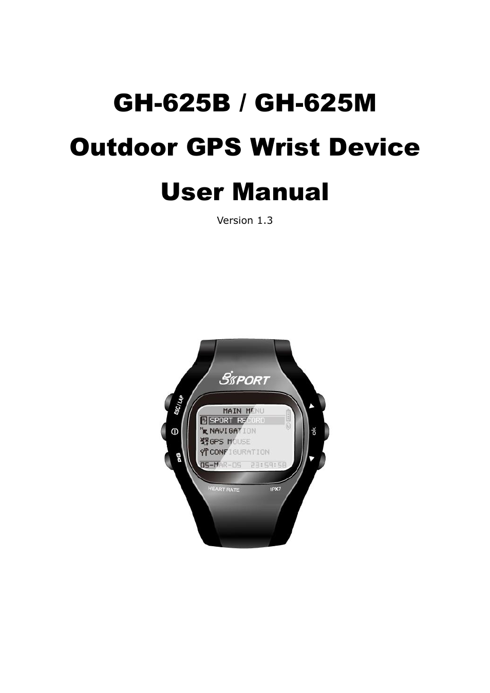 USGlobalsat GH-625B User Manual User Manual | 66 pages