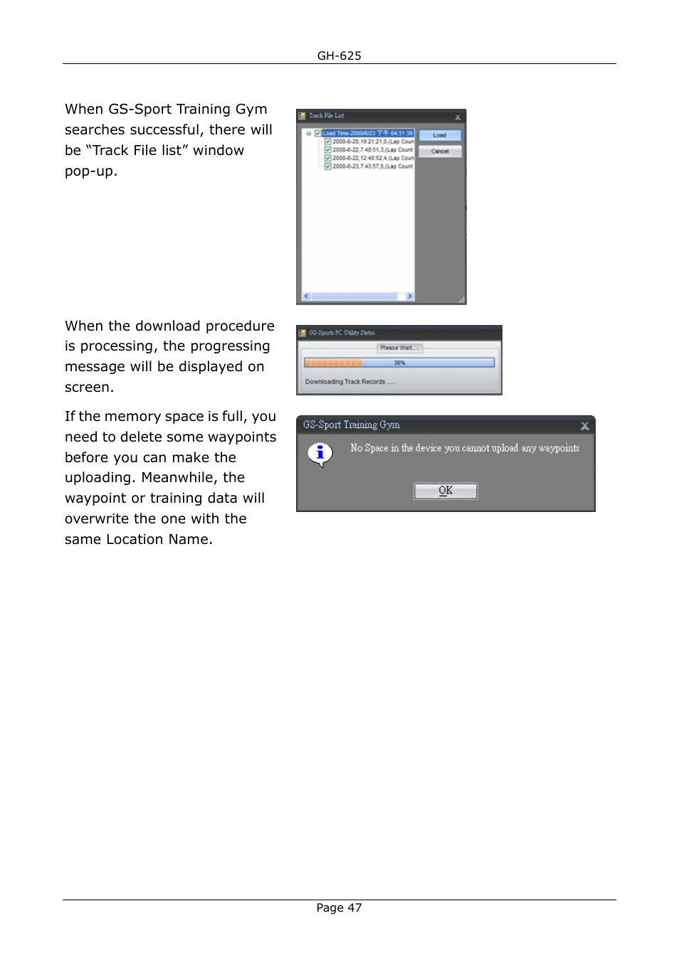 USGlobalsat GH-625B User Manual User Manual | Page 47 / 66