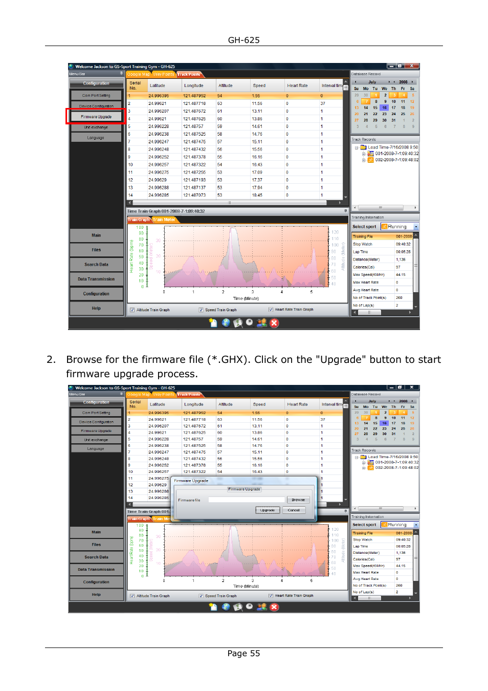 USGlobalsat GH-625B User Manual User Manual | Page 55 / 66