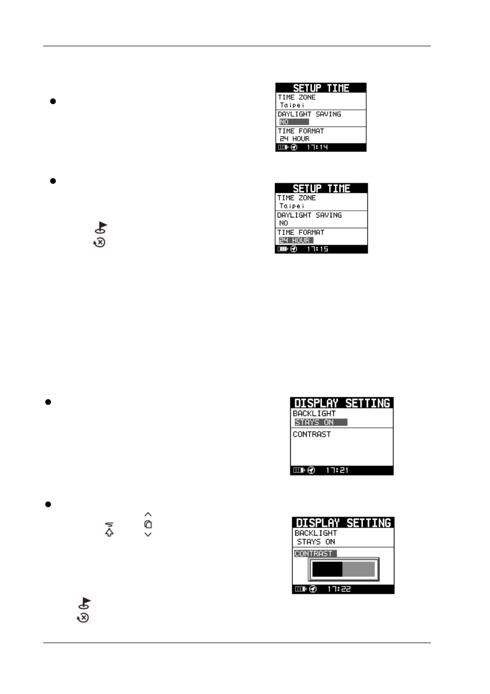 3 display setting | USGlobalsat GH-561 User Manual User Manual | Page 14 / 45