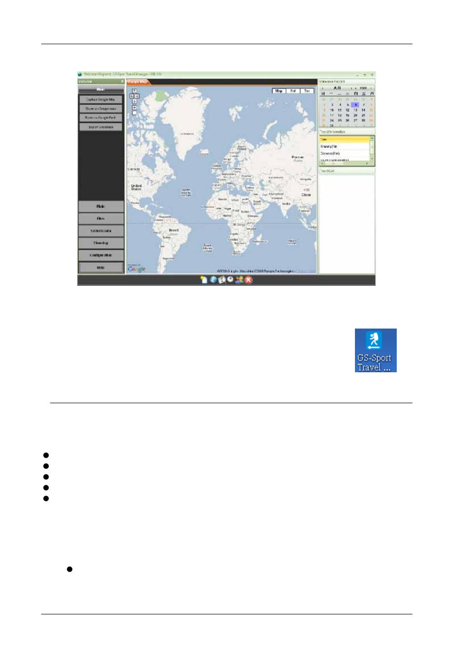 Pc software application | USGlobalsat GH-561 User Manual User Manual | Page 22 / 45