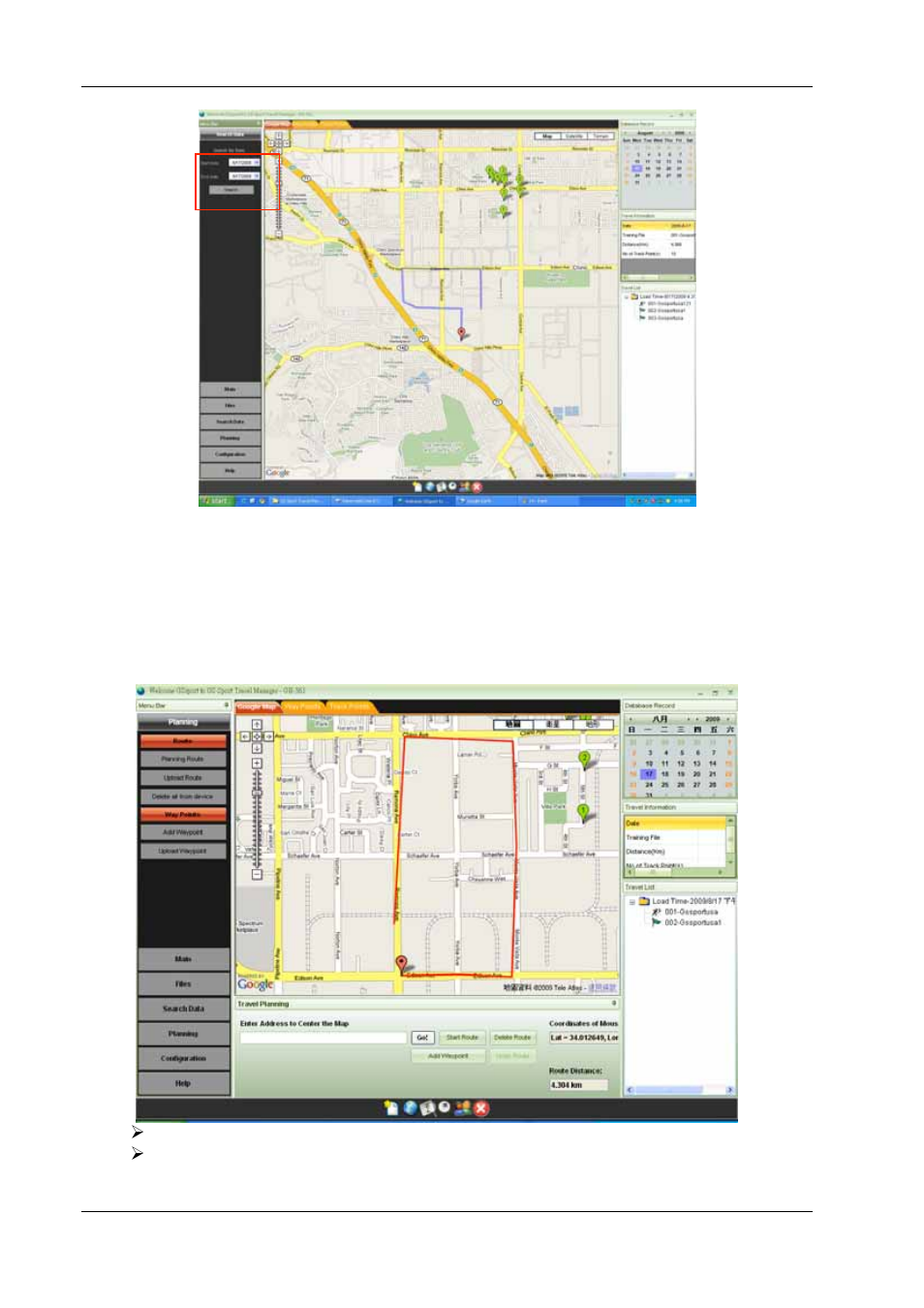 1 planning menu | USGlobalsat GH-561 User Manual User Manual | Page 32 / 45