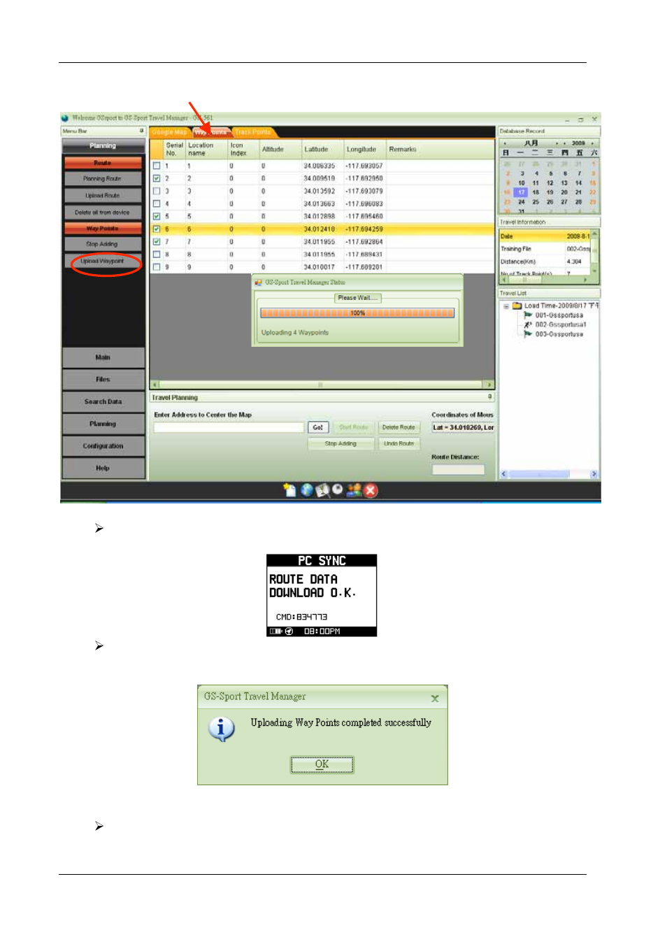 2 – 3 edit waypoint | USGlobalsat GH-561 User Manual User Manual | Page 37 / 45