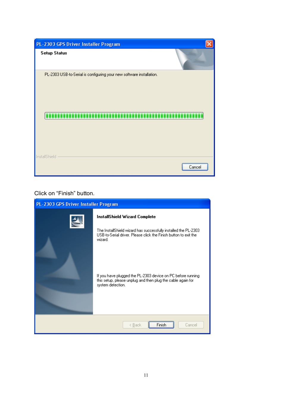 USGlobalsat DG-200 Ver.1.1 User Manual | Page 11 / 25