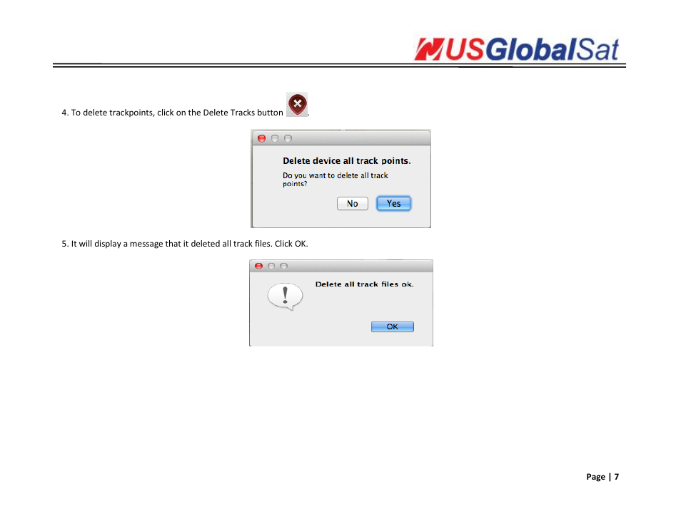 USGlobalsat DG-200 MAC User Manual | Page 8 / 17