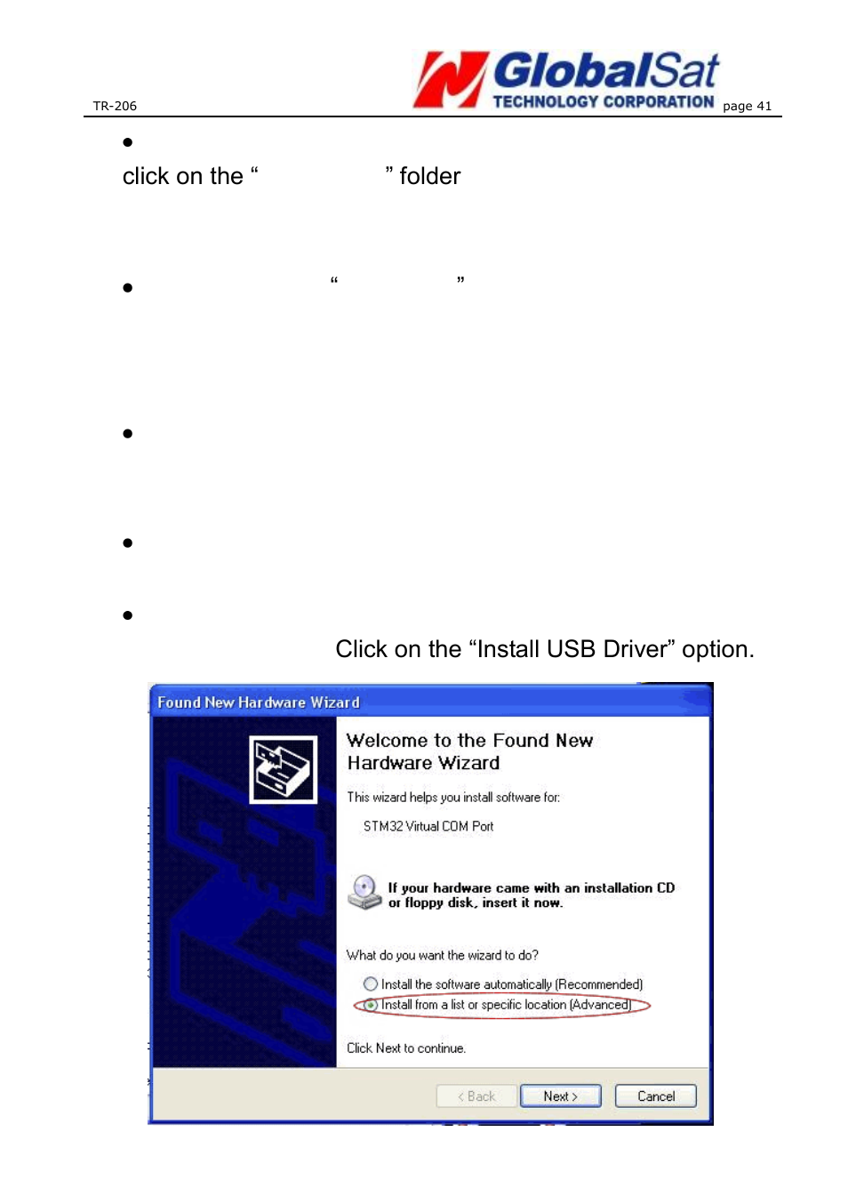 USGlobalsat TR-206 User Guide User Manual | Page 41 / 62