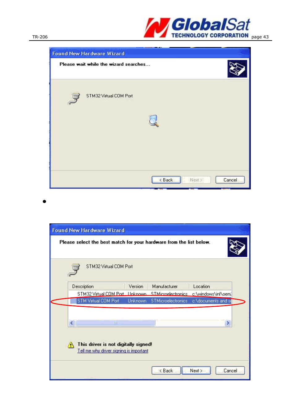 USGlobalsat TR-206 User Guide User Manual | Page 43 / 62