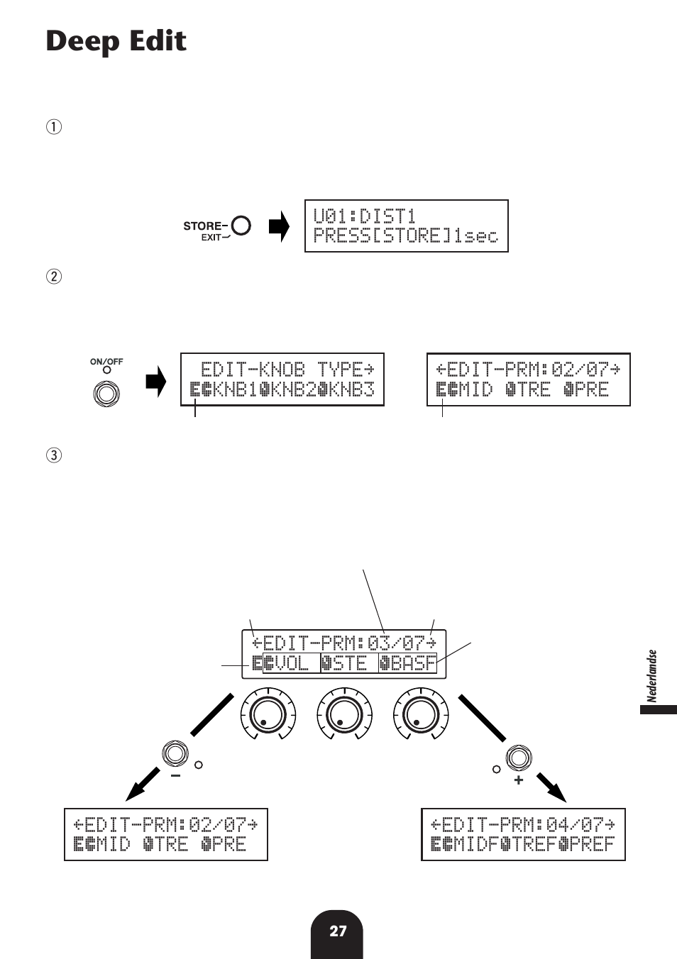 Deep edit | Yamaha Magicstomp User Manual | Page 27 / 36