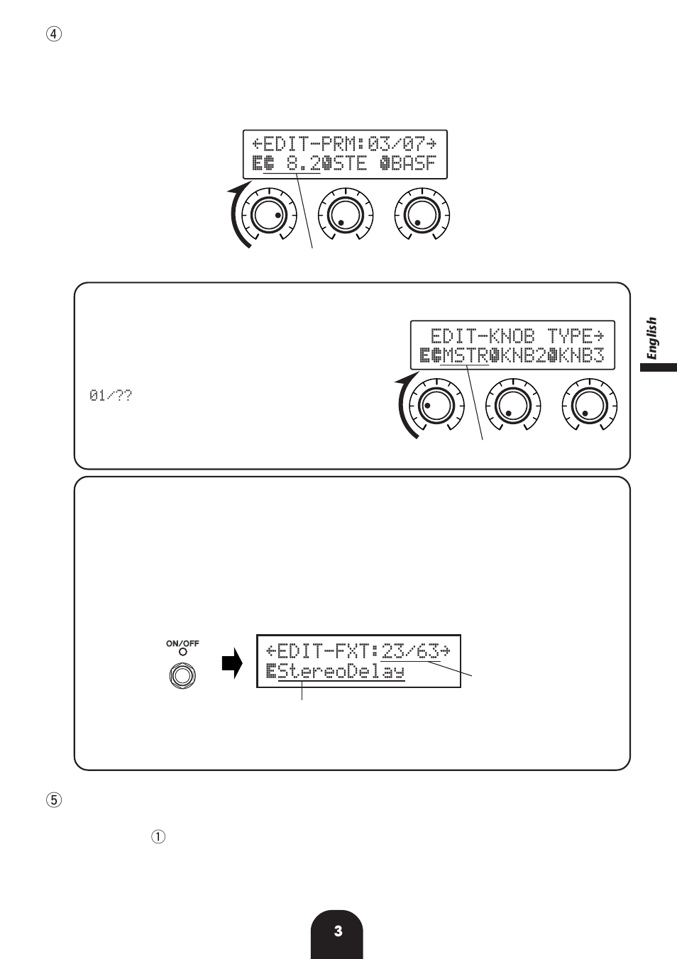 Ÿedit-fxt:23/63ÿ østereodelay | Yamaha Magicstomp User Manual | Page 3 / 36