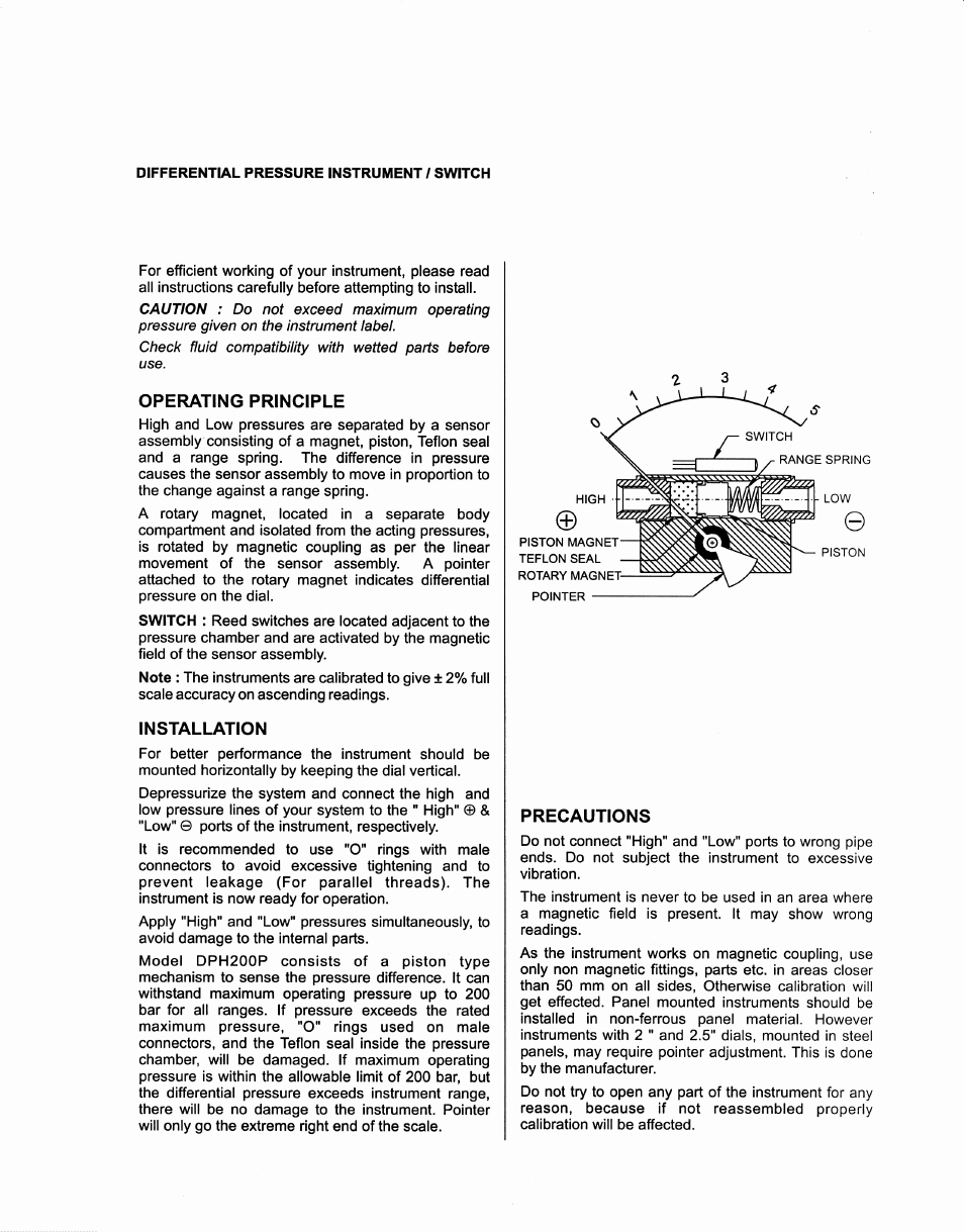 Van Air Systems PD-7 Pressure Differential Gauge Kit User Manual | Page 2 / 3