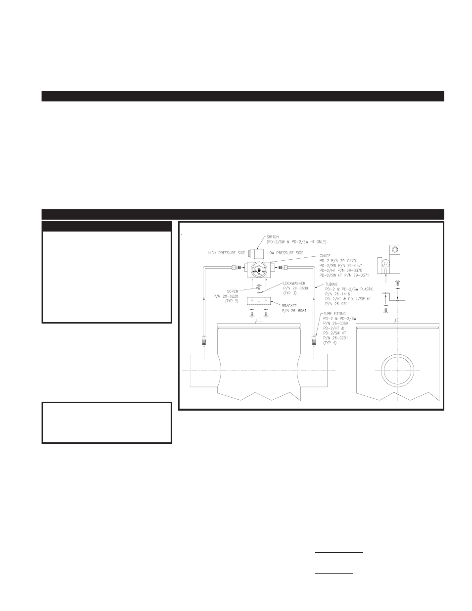 Van Air Systems PD-2 Pressure Differential Gauge Kits User Manual | 1 page
