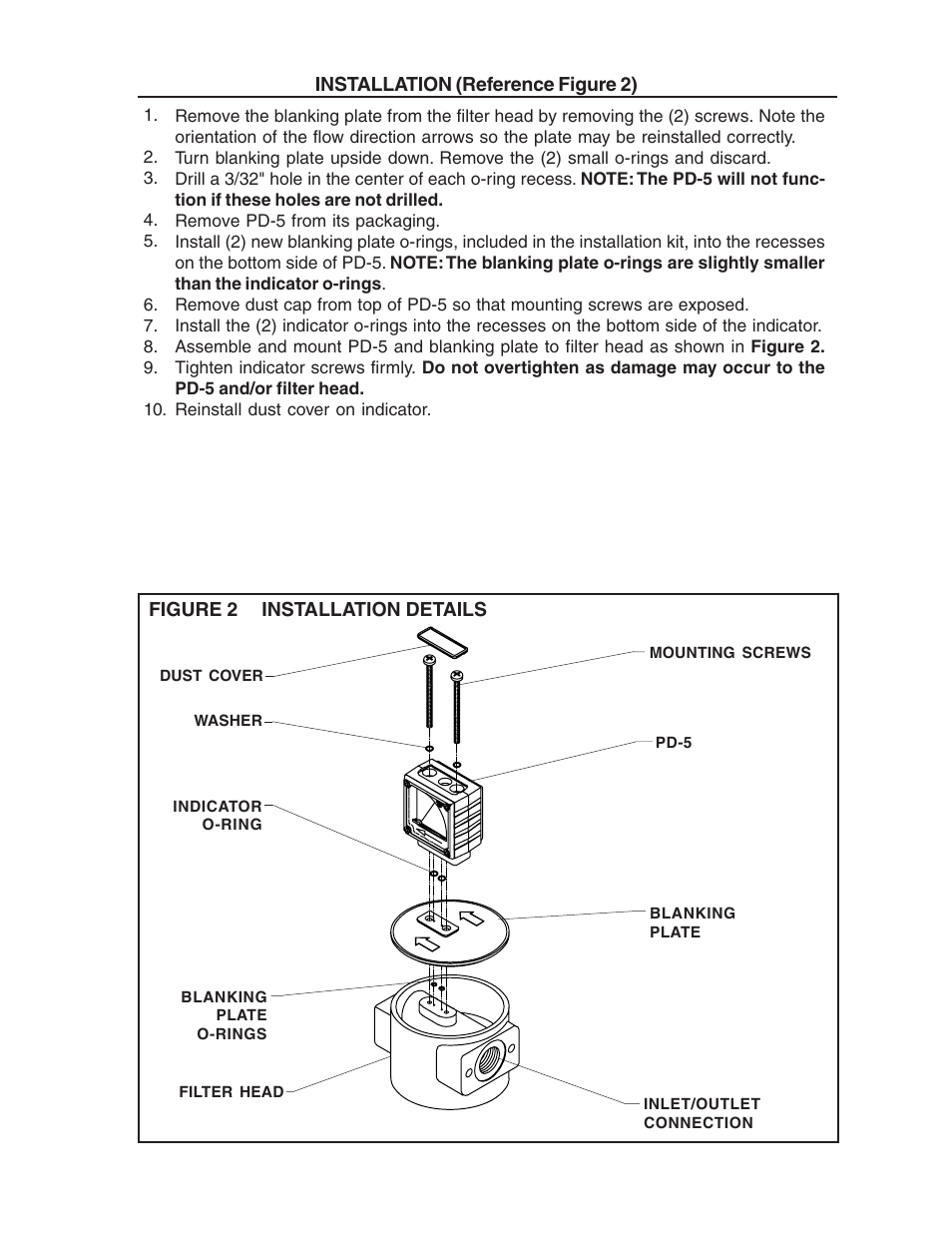 Van Air Systems PD-5 Pressure Differential Gauge Kits User Manual | Page 2 / 2