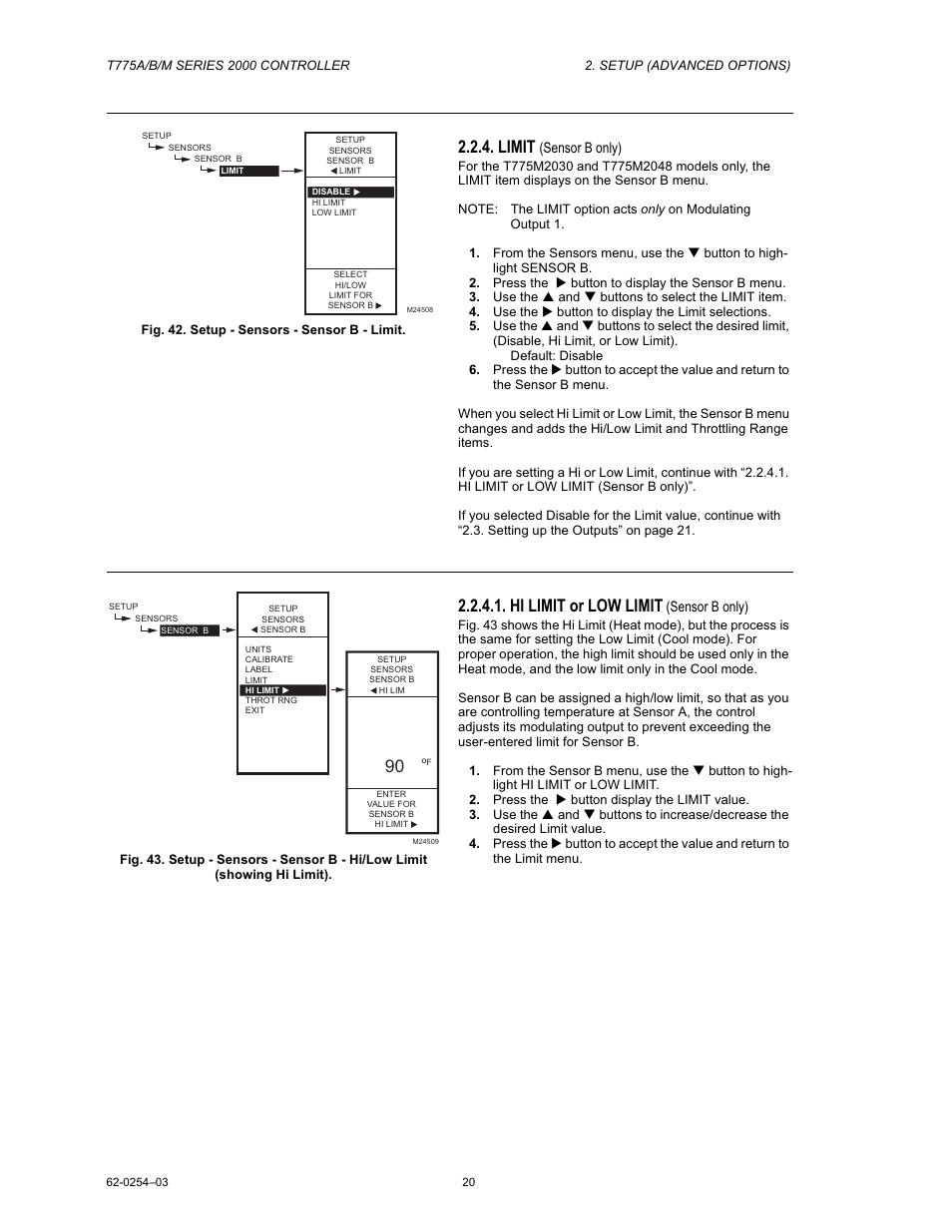 Limit, Hi limit or low limit | Van Air Systems FP-3 Kit User Manual | Page 28 / 44