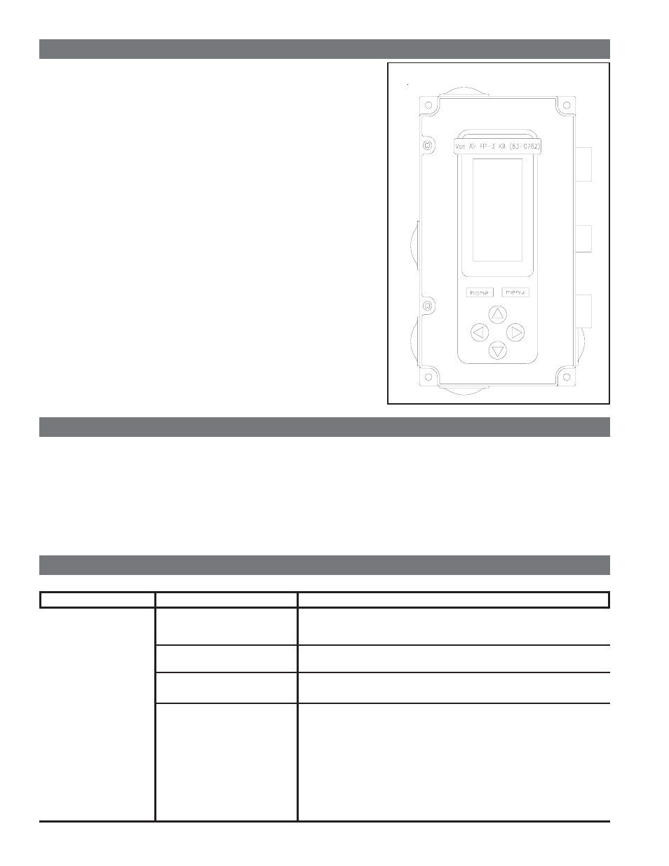 Operation, Troubleshooting, Parts | Van Air Systems FP-3 Kit User Manual | Page 6 / 44