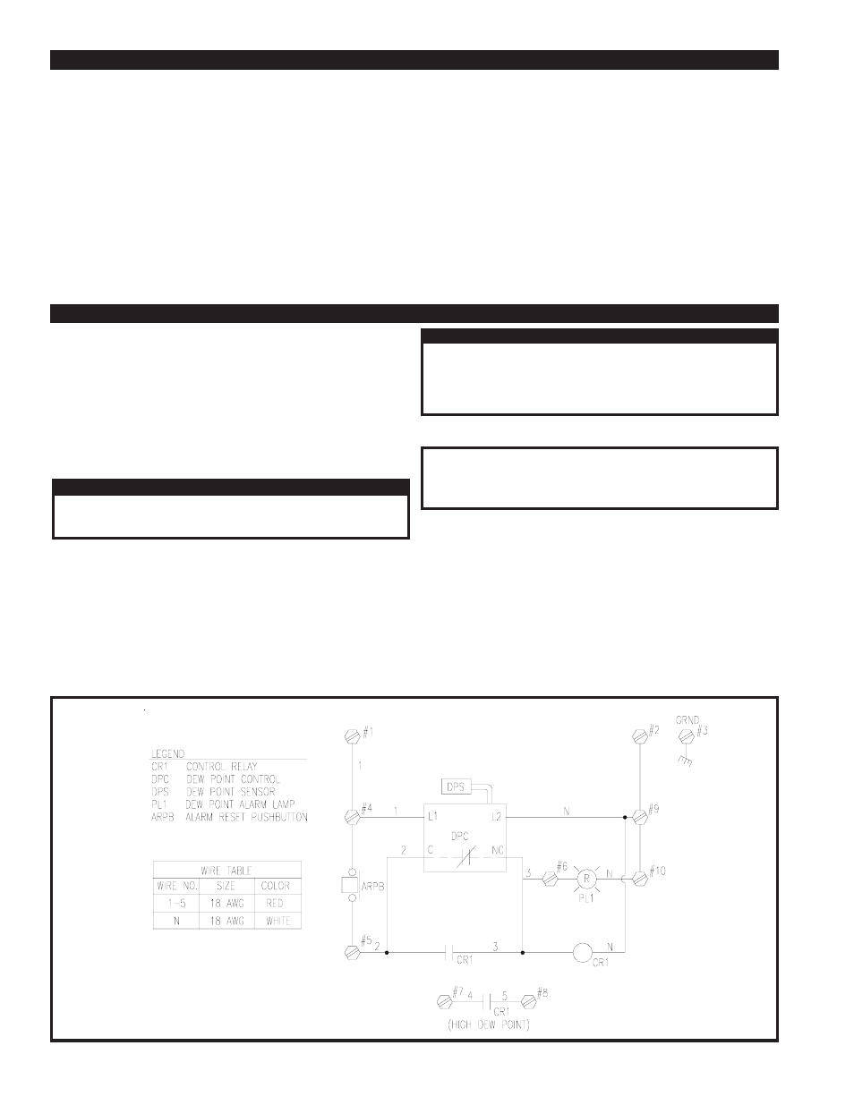 Van Air Systems High Dew Point Alarm Box User Manual | Page 2 / 4