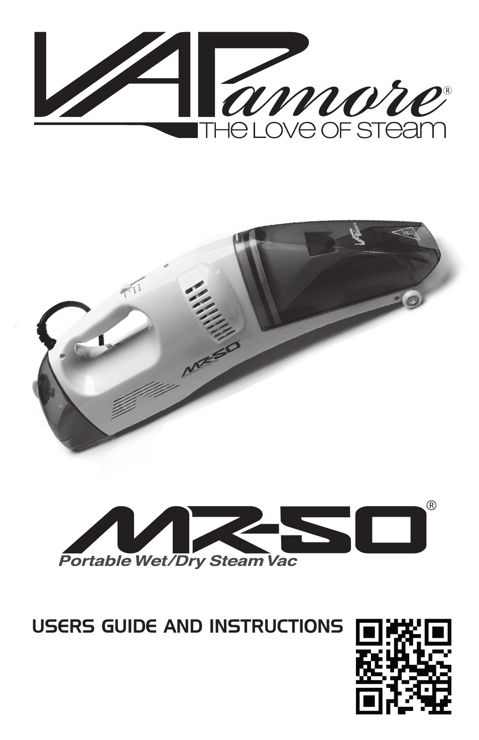 Vapamore MR-50 Steam/Vac User Manual | 6 pages