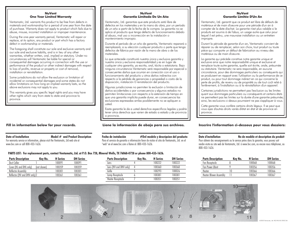 Ventamatic HV User Manual | Page 4 / 4