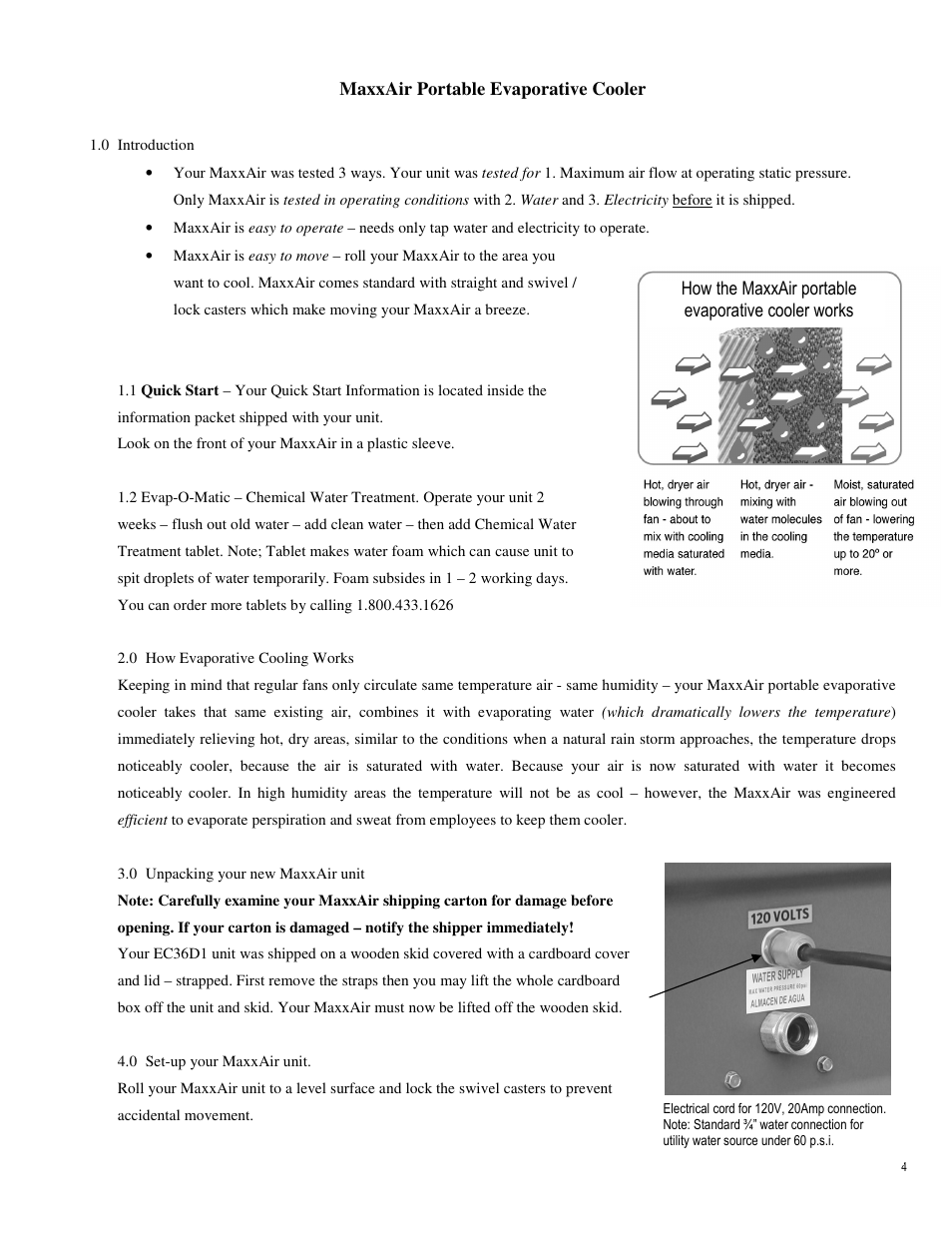 Ventamatic EC36D1 Manual User Manual | Page 4 / 10