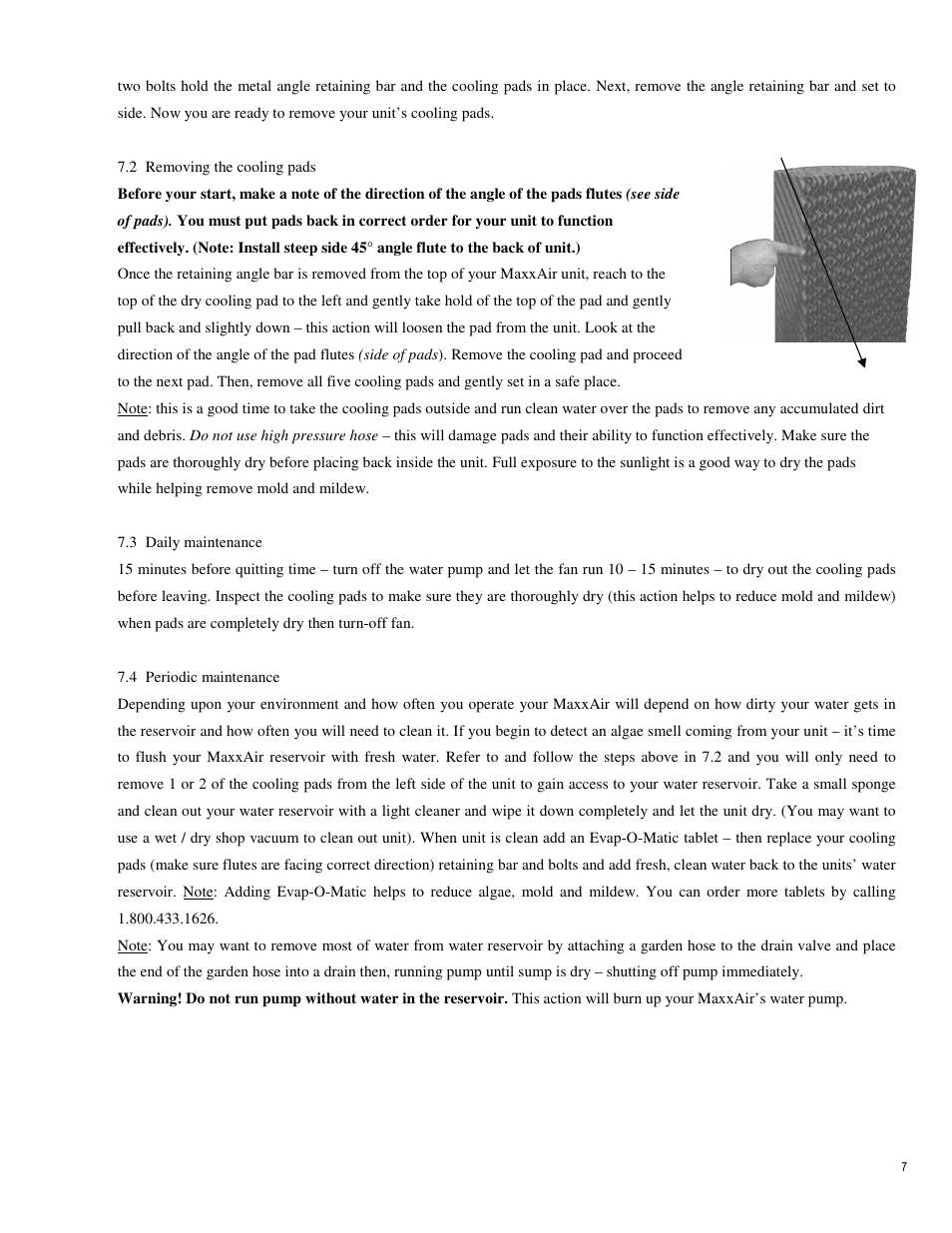 Ventamatic EC36D1 Manual User Manual | Page 7 / 10