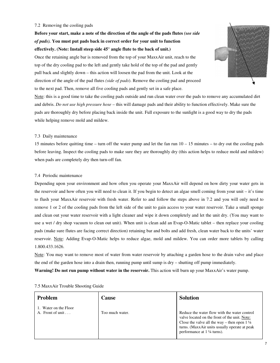 Ventamatic EC48B2 Manual User Manual | Page 7 / 10