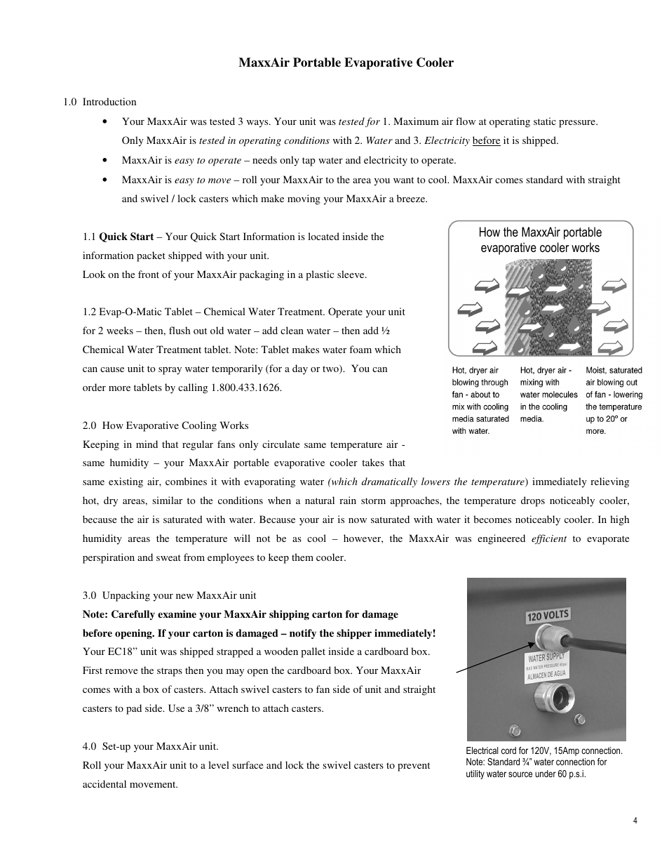 Ventamatic EC18DVS Manual User Manual | Page 4 / 9