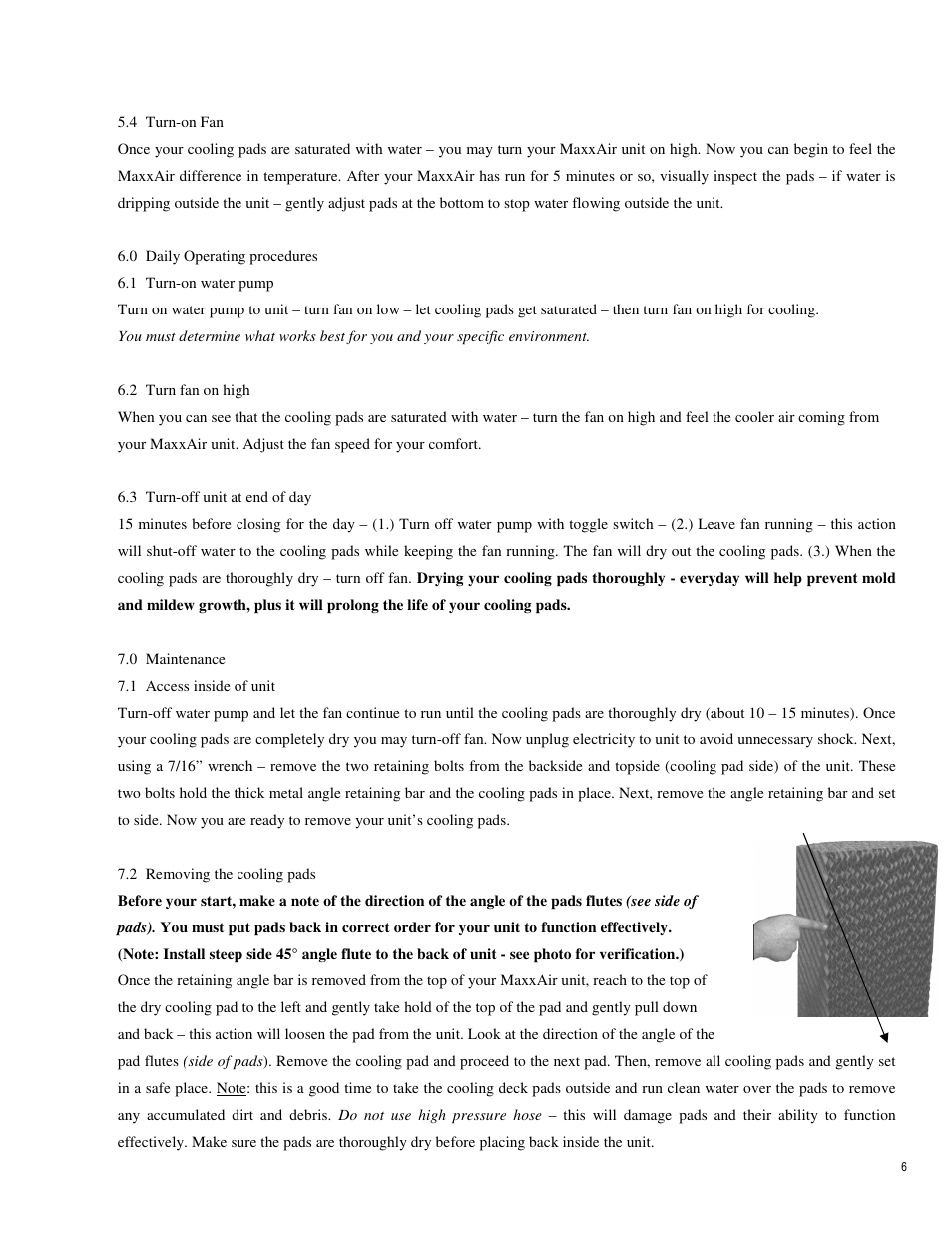 Ventamatic EC18DVS Manual User Manual | Page 6 / 9