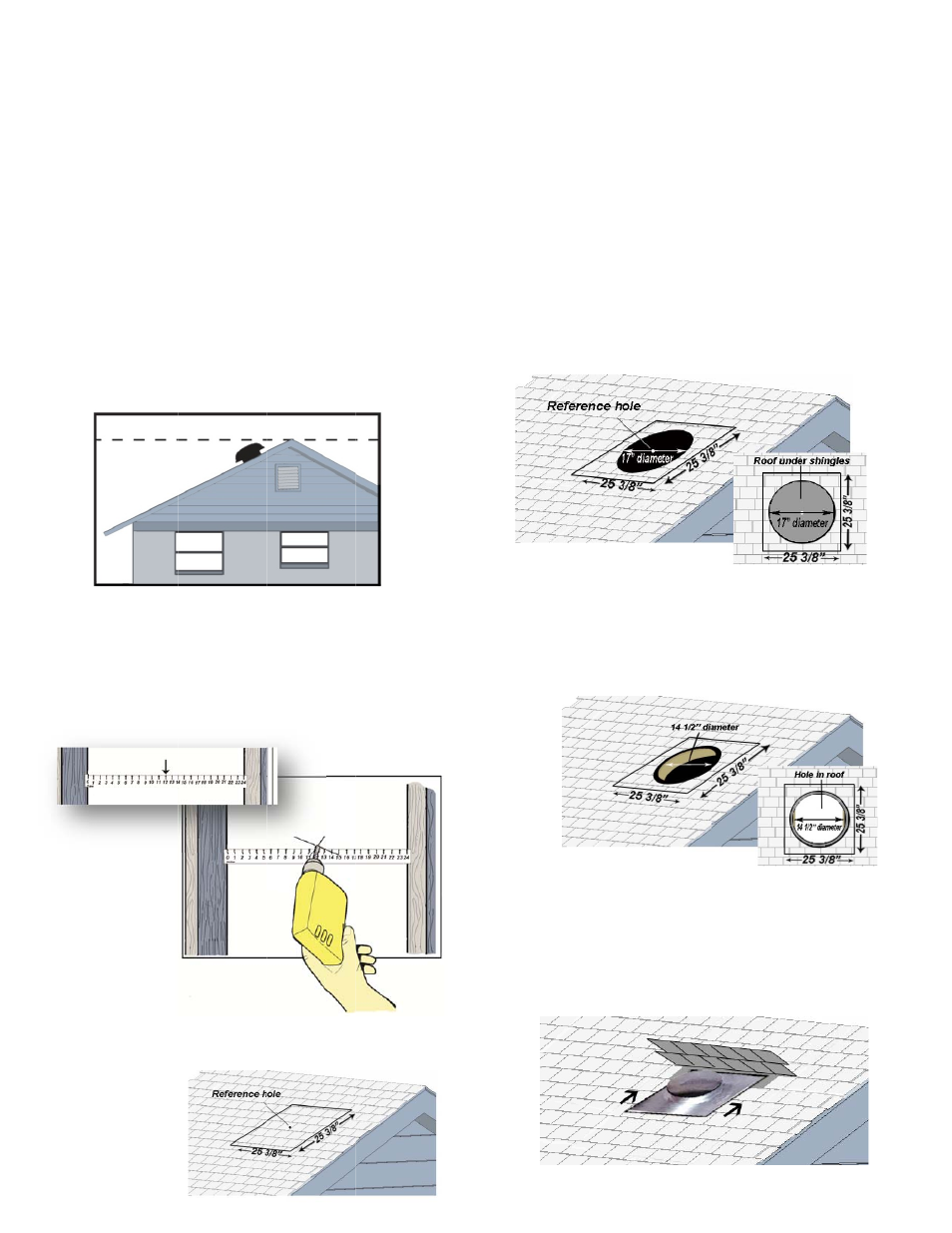 Inst, Tallatio, On instr | Ruction | Ventamatic CXSOLRF Series User Manual | Page 2 / 4