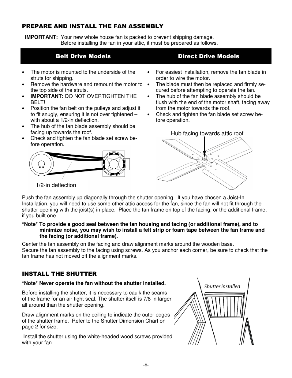 Ventamatic CX36BD2SPD User Manual | Page 6 / 8