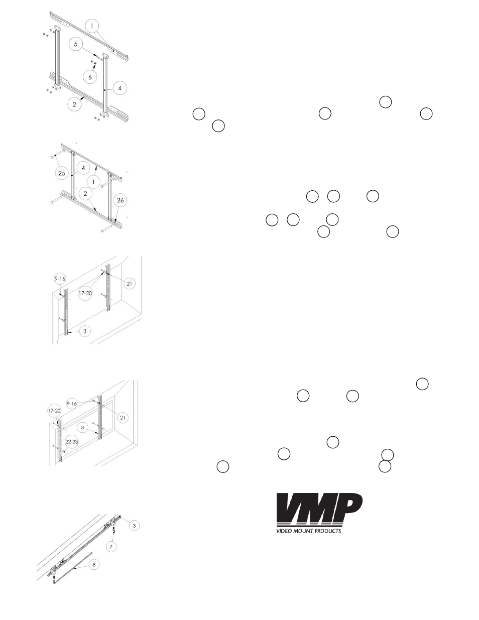 Enjoy your mount | Video Mount Products FP-MFB User Manual | Page 3 / 3