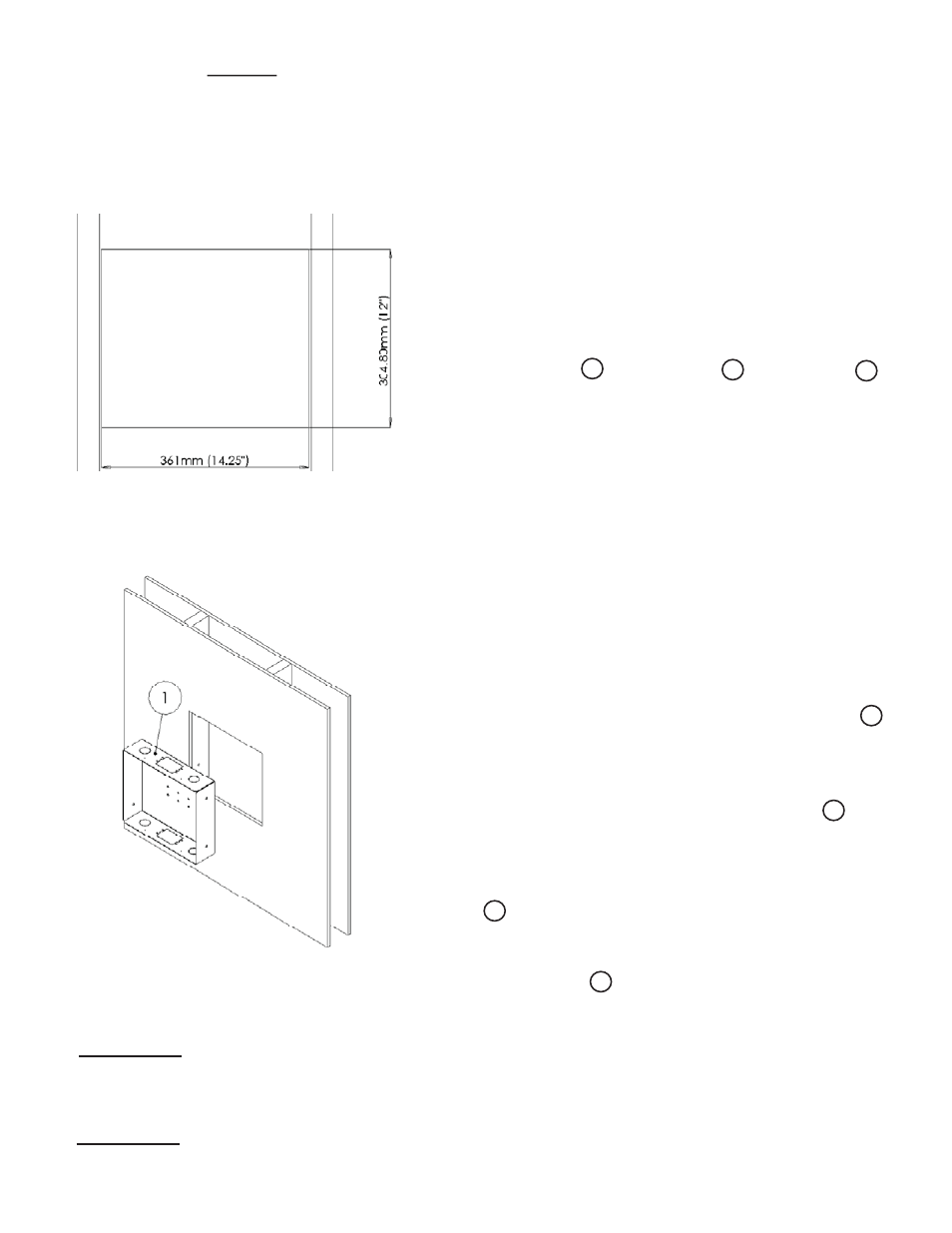 Warning | Video Mount Products IWB-1B User Manual | Page 3 / 6