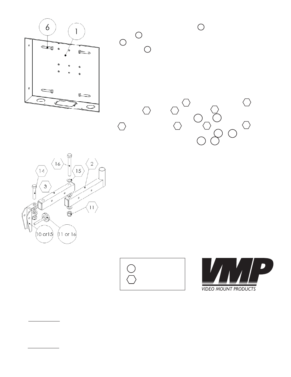 Warning | Video Mount Products IWB-1B User Manual | Page 4 / 6