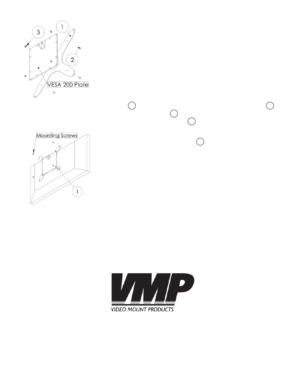 Enjoy your mount | Video Mount Products AP-2B User Manual | Page 3 / 3
