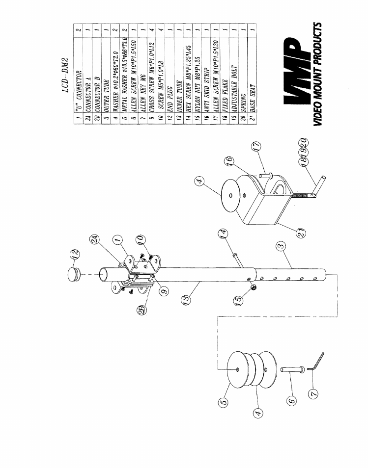 Video Mount Products LCD-DM2 User Manual | Page 2 / 4