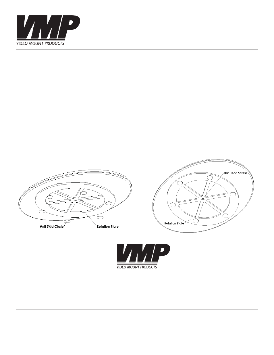 Video Mount Products TT-Series User Manual | 1 page