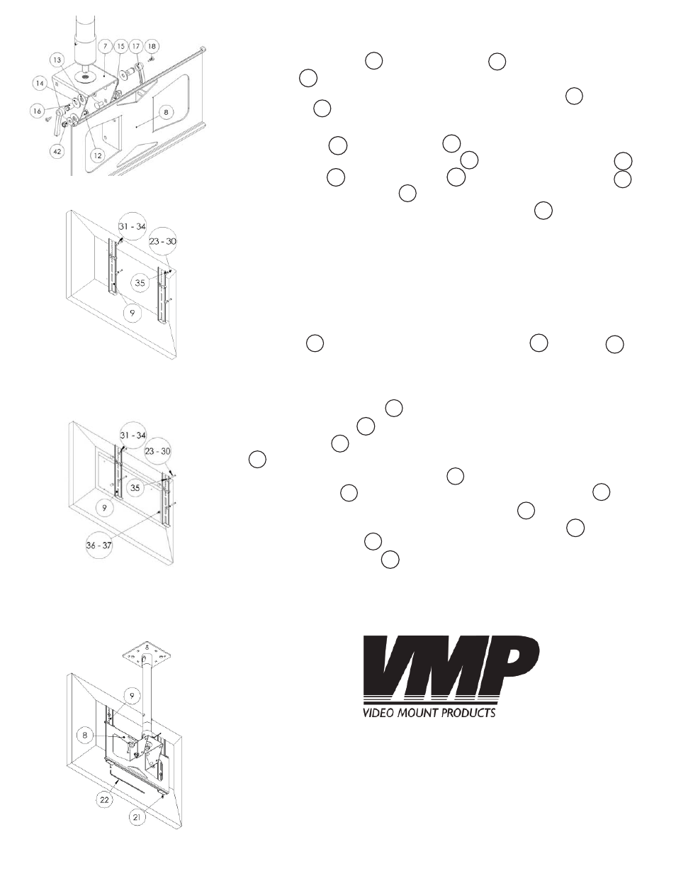 Enjoy your mount | Video Mount Products LCD-MID-CB User Manual | Page 4 / 4