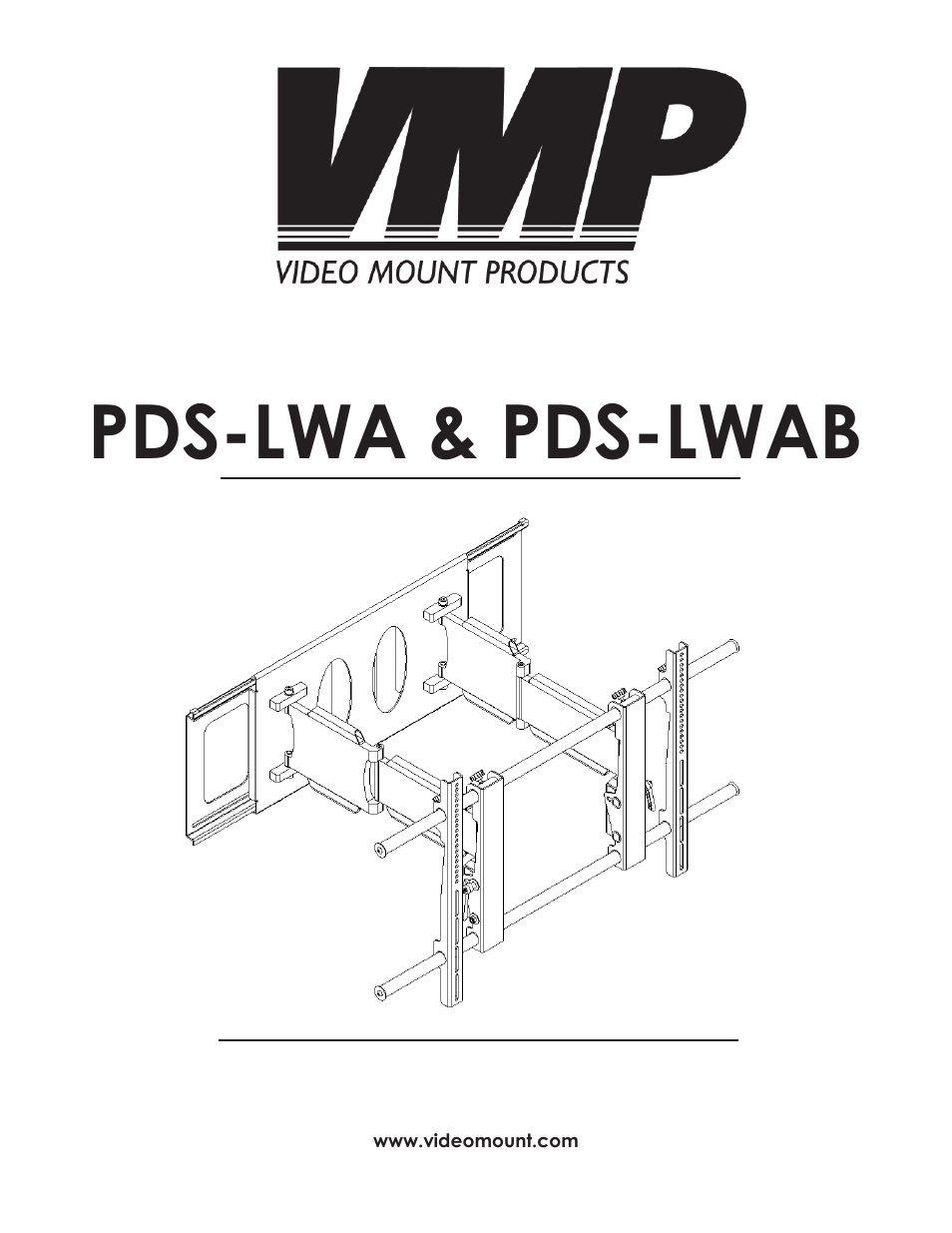 Video Mount Products PDS-LWAB User Manual | 4 pages