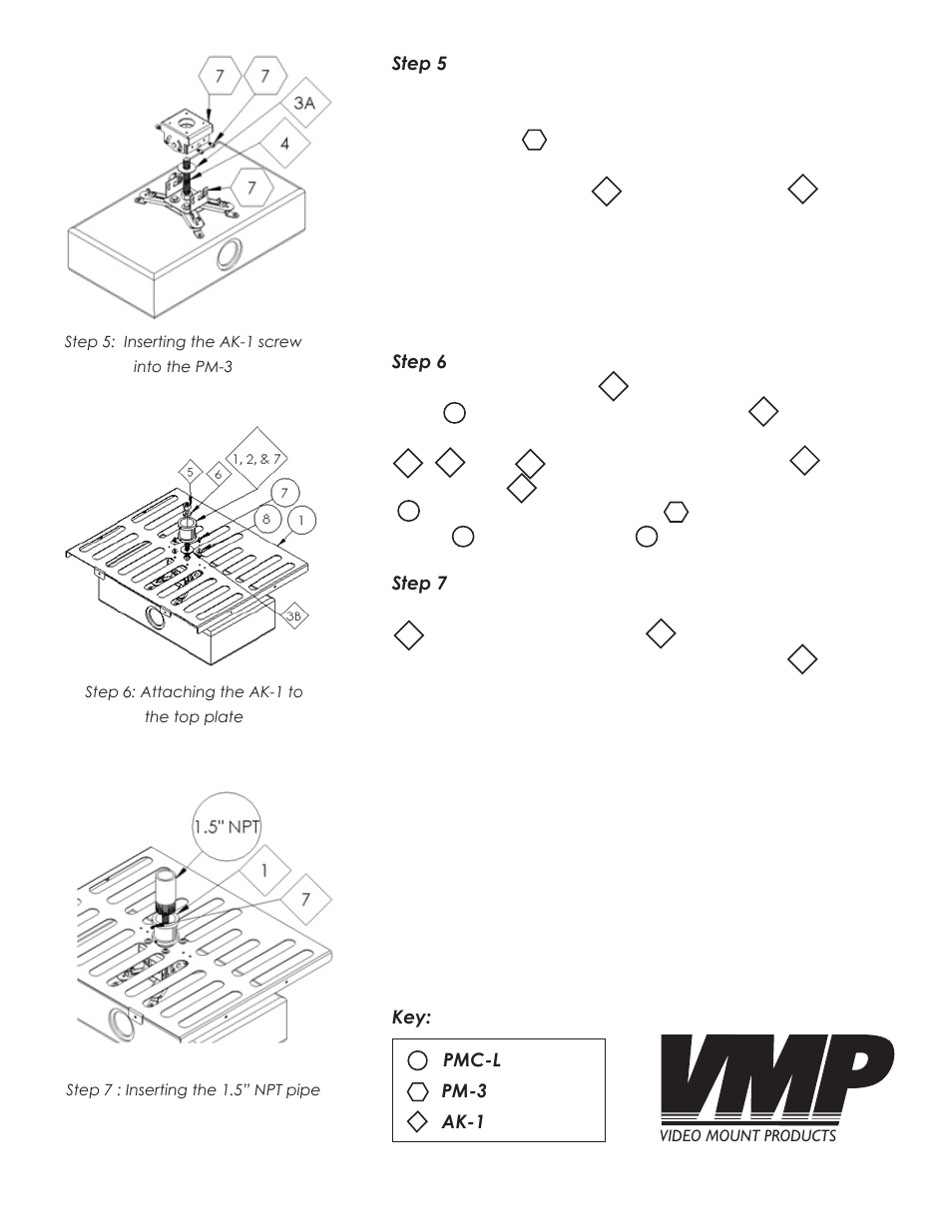 Video Mount Products PMC-L User Manual | Page 4 / 7