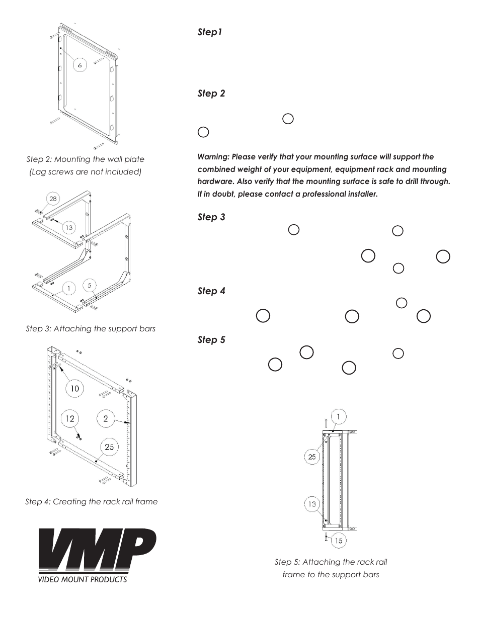 Video Mount Products ER-W24 User Manual | Page 3 / 4